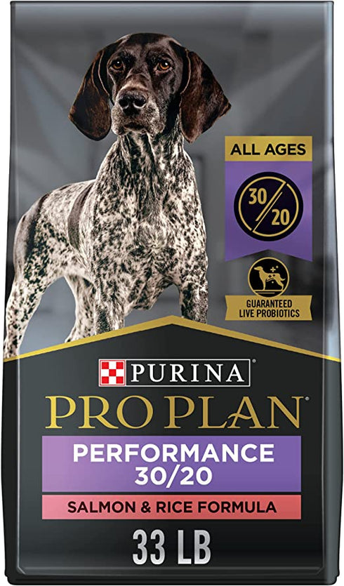 Pro Plan Performance 30/20 Salmon & Rice Formula Dry Dog Food 33lb - Poudre Pet and Feed Supply
