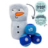 Huxley & Kent Squeak'n Peek Frosty Snowman Dog Toy