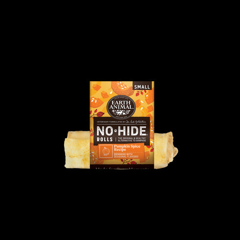 Earth Animal No-Hide Dog Chew Treat - Pumpkin Spice - Medium