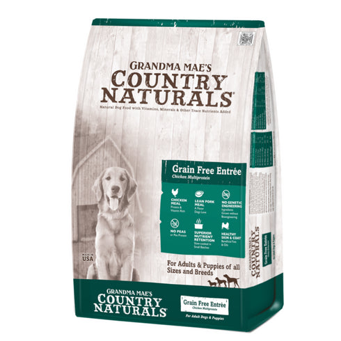 Grandma Mae's Mult-Protein Grain Free Dry Dog Food 28lb - Poudre Pet and Feed Supply