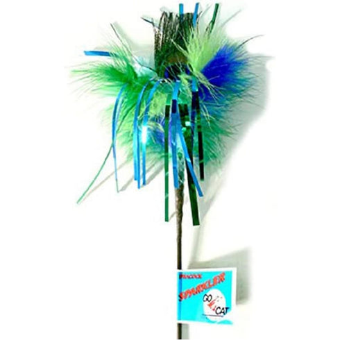 Go Cat Long Peacock Sparkler Cat Toy - Poudre Pet & Feed Supply