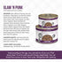 Weruva TruLuxe Glam 'N Punk Wet Cat Food - Lamb & Duck In Gelée - 6oz Can