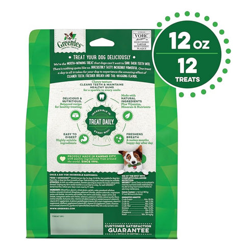 Greenies Regular Size Dog Dental Treats 12oz - Poudre Pet and Feed Supply
