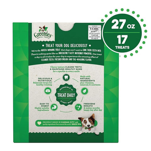 Greenies Large Chewy Dog Dental Treats 27oz - Poudre Pet and Feed Supply
