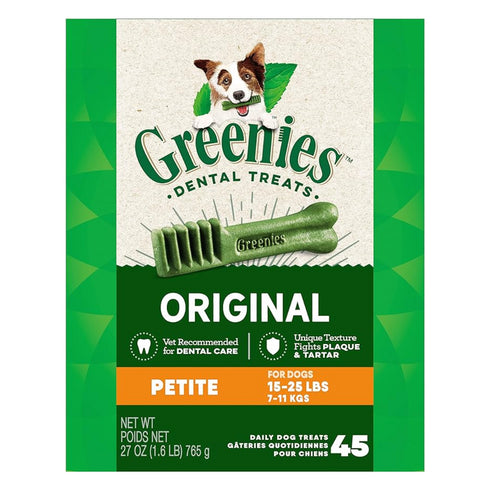 Greenies Petite Dog Dental Treats 27oz - Poudre Pet and Feed Supply