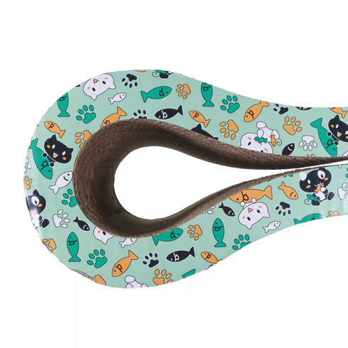 Turbo Scratcher Infinity Cat Scratching Post - Green