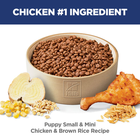 Hill's Science Diet Puppy Small & Mini Dry Dog Food - Chicken & Brown Rice - 12.5lb Bag
