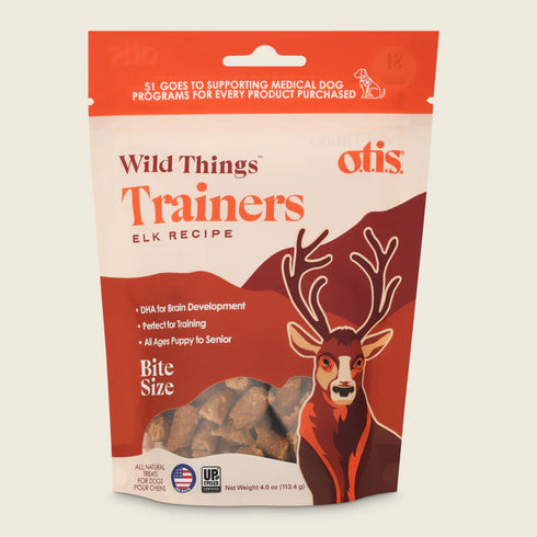 Otis Wild Things Trainers Dog Treats - Elk - 4oz Pouch