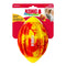 Kong Flexball Sport Football Dog Toy - Medium - Red/Yellow