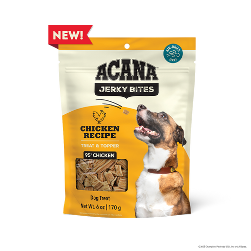 Acana Jerky Bites Soft Dog Treats - 95% Chicken - 6oz Pouch