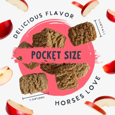 Health Extension Equine Horse Treats - Apple Bites - 2lb Bag