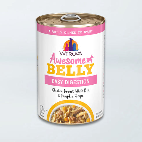 Weruva Awesome Belly Wet Dog Food - Chicken, White Rice, & Pumpkin - 14oz Can