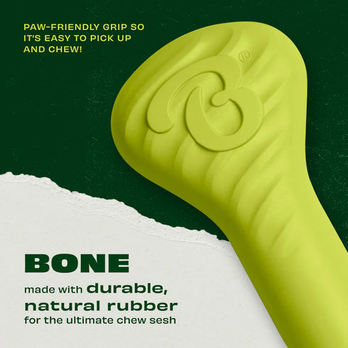 Benebone Rubber Bone Dog Toy/Chew - Medium