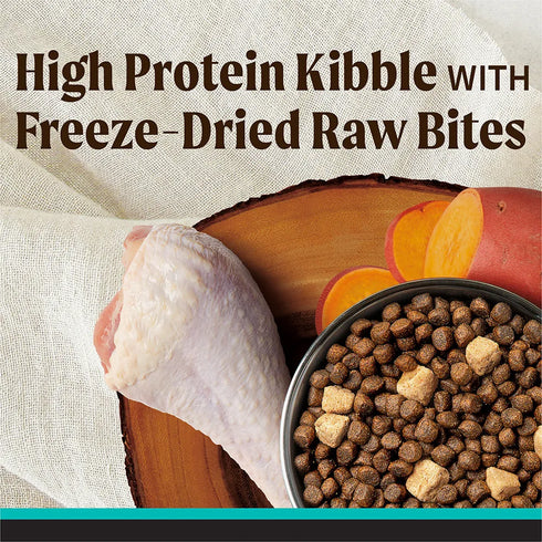 Merrick Backcountry Grain Free Raw Infused Dry Dog Food - Game Bird - 4lb Bag