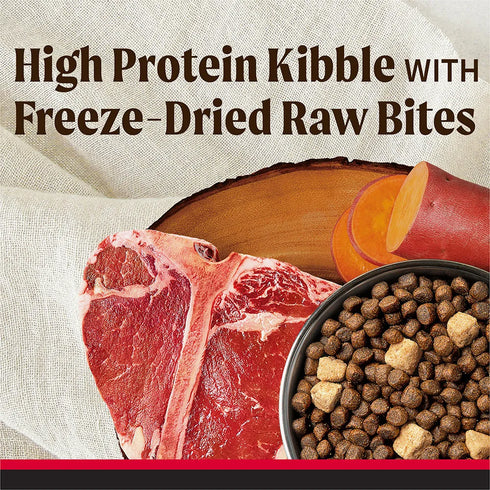 Merrick Backcountry Grain Free Raw Infused Dry Dog Food - Great Plains Red - 20lb Bag