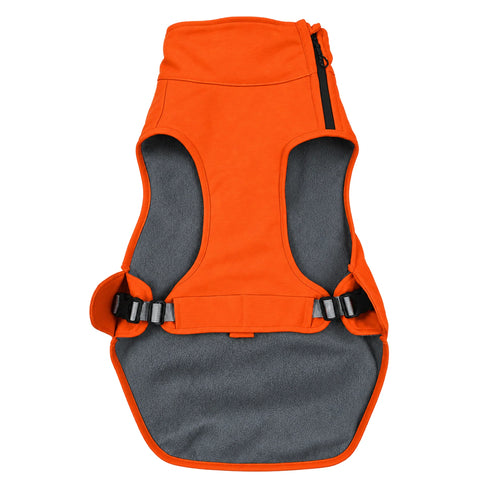 Bay Dog Saginaw 2.0 Fleece Dog Coat - Small - Orange