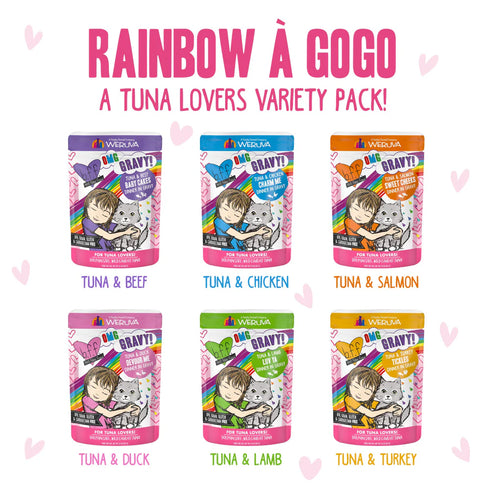 BFF OMG Wet Cat Food - Rainbow A Gogo Variety Pack - 3oz Pouches