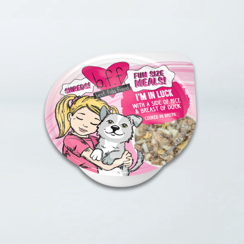 Weruva BFF Dog Fun Size Meals Wet Dog Food - I'm In Luck Duck - 2.75oz Cup