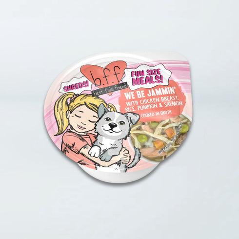 Weruva BFF Dog Fun Size Meals Wet Dog Food - We Be Jammin' Chicken & Salmon - 2.75oz Cup
