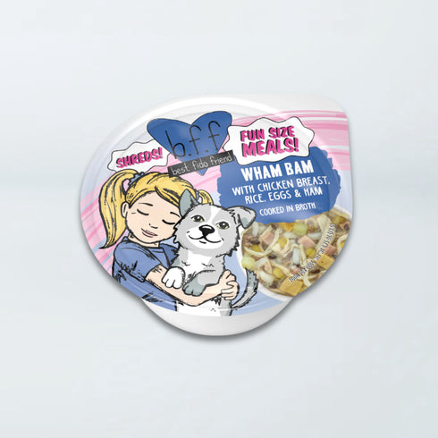 Weruva BFF Dog Fun Size Meals Wet Dog Food - Wham Bam Chicken & Ham - 2.75oz Cup