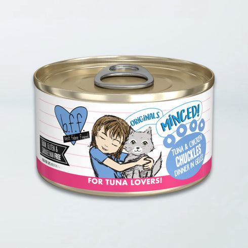 Weruva BFF Originals Minced Wet Cat Food - Tuna & Chicken Chuckles - 5.5oz Can