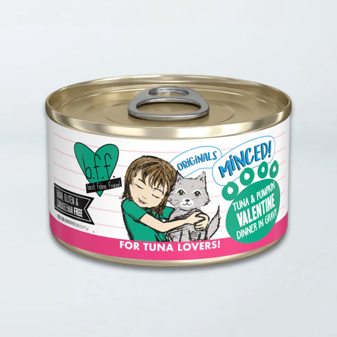 Weruva BFF Originals Minced Wet Cat Food - Tuna & Pumpkin Valentine - 5.5oz Can