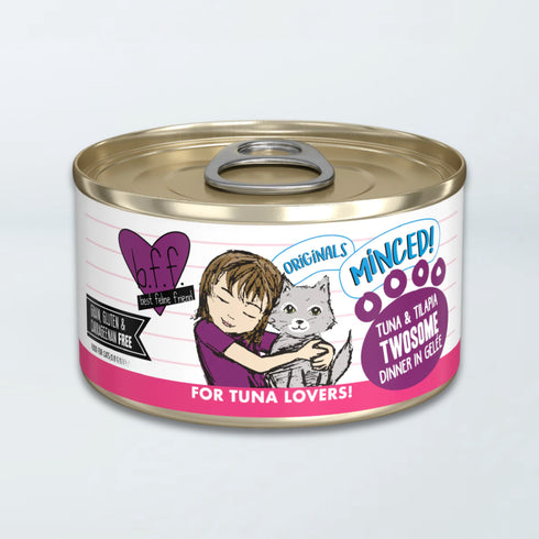 Weruva BFF Originals Minced Wet Cat Food - Tuna & Tilapia Twosome - 5.5oz Can