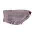 Shedrow K9 Brentwood Cable Knit Dog Sweater - X-Small - Orchid Ice