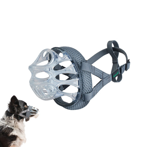 Baskerville INVISA Dog Muzzle - Size 4 - Clear