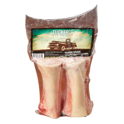 Tucker's Frozen Bones Dog Treats - Beef 6" - 2 Pack