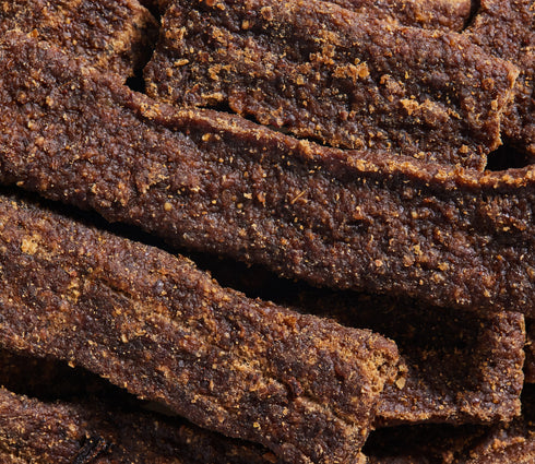 Open Farm Grain Free Jerky Strips Dog Treats - Grass Fed Beef - 5.6oz Pouch