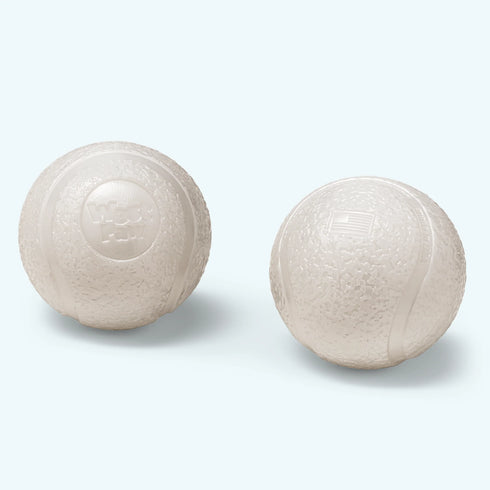 West Paw Bounder Dog Toy - S - Glow - Pack of 2