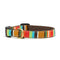 Up Country Brown Stripe Small Breed Dog Collar X-Small 6"-12"