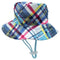 Huxley & Kent Dog Bucket Hats with Snugfit - Large - Blue Madras