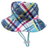Huxley & Kent Dog Bucket Hats with Snugfit - Large - Blue Madras