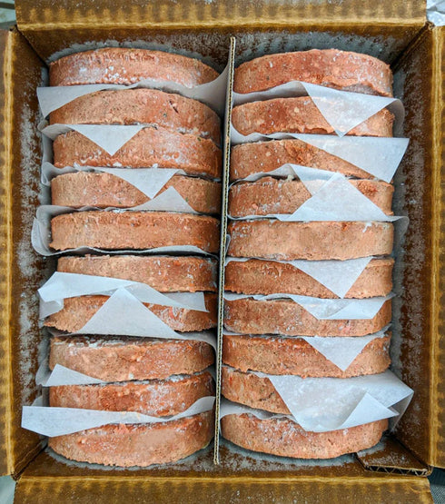 A+ Answers Frozen Detailed Raw Beef Patties Raw Dog Food 4lb