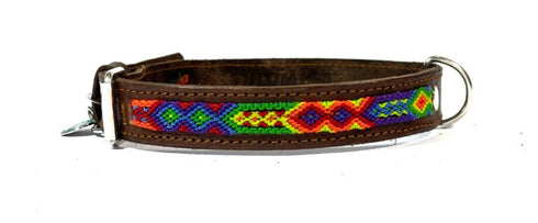 Tulum Handmade Cabo Collection Dog Collars - Assorted Colors - L