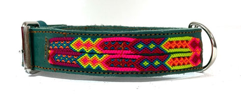 Tulum Handmade Cabo Collection Dog Collars - Assorted Colors - M