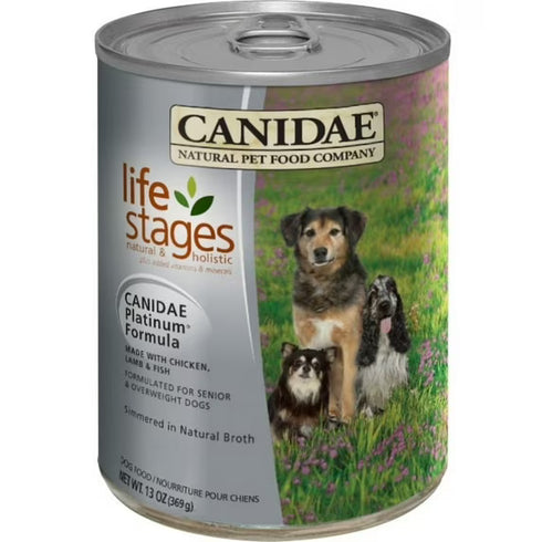 Canidae All Life Stages Platinum Wet Dog Food, Chicken, Lamb and Fish, 13oz Can