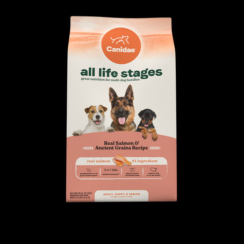 Canidae All Life Stages Dry Dog Food - Salmon & Ancient Grains - 27lb Bag