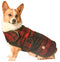 Chilly Dog Blanket Dog Coat - Large - Red & Black Plaid