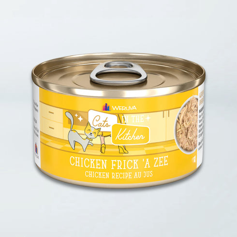 Weruva Cats In The Kitchen Wet Cat Food - Chicken Frick 'A Zee Chicken Au Jus - 3.2oz Can
