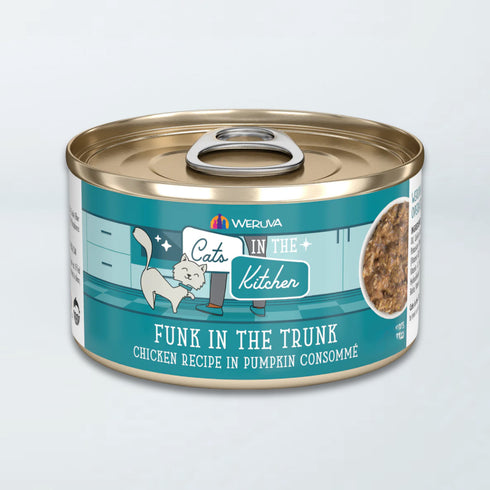 Weruva Cats In The Kitchen Kitten Wet Cat Food - Funk in the Trunk Chicken & Pumpkin - 3.2oz Can