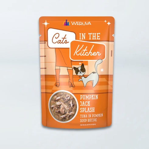 Weruva Cats In The Kitchen Wet Cat Food - Pumpkin Jack Splash Tuna - 3oz Pouch