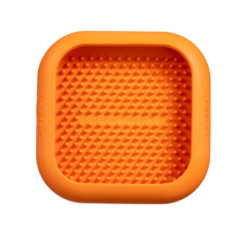 Klear Water Crate Mate Dog LickiMat - Orange