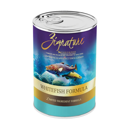 Zignature Wet Dog Food - Whitefish - 13oz Can