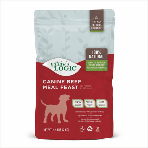 Nature's Logic Dry Dog Food - Beef - 4.4lb Bag