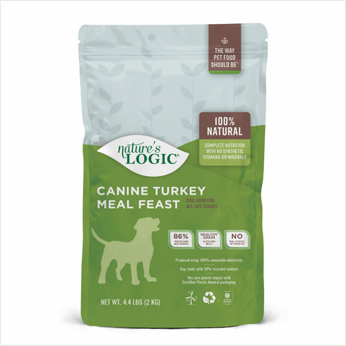 Nature's Logic Dry Dog Food - Turkey - 25lb Bag