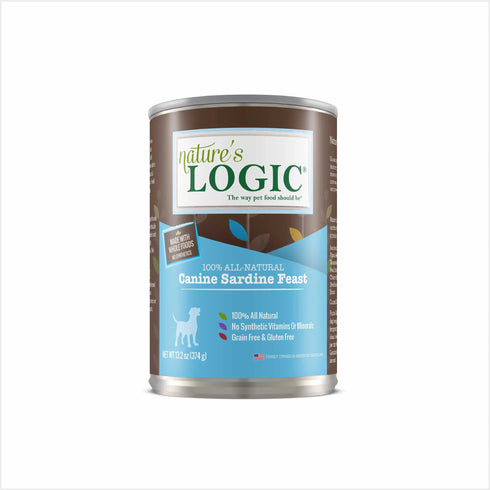 Nature's Logic Natural Wet Dog Food - Sardine - 13.2oz Can