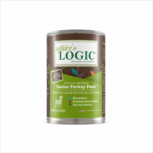 Nature's Logic Natural Wet Dog Food - Turkey - 13.2oz Can